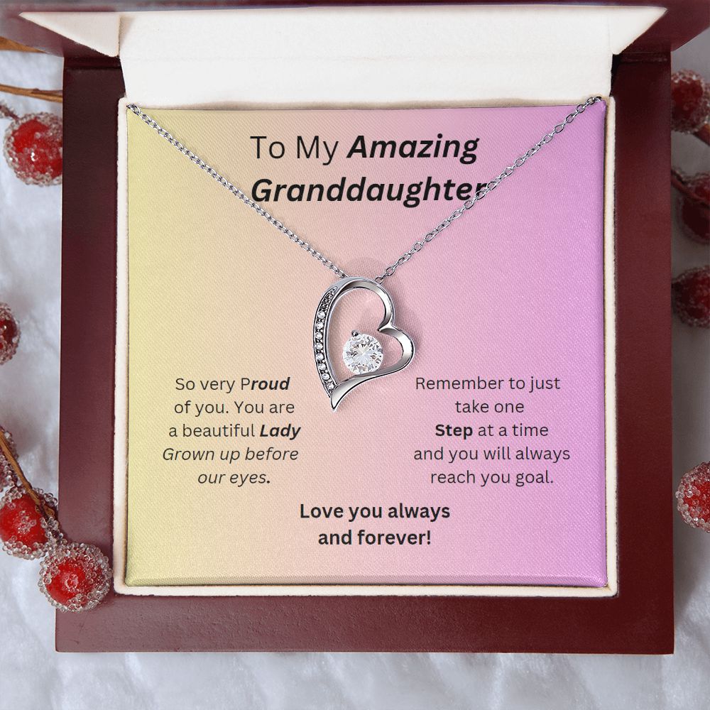 Forever Necklace for Your Special Granddaughter