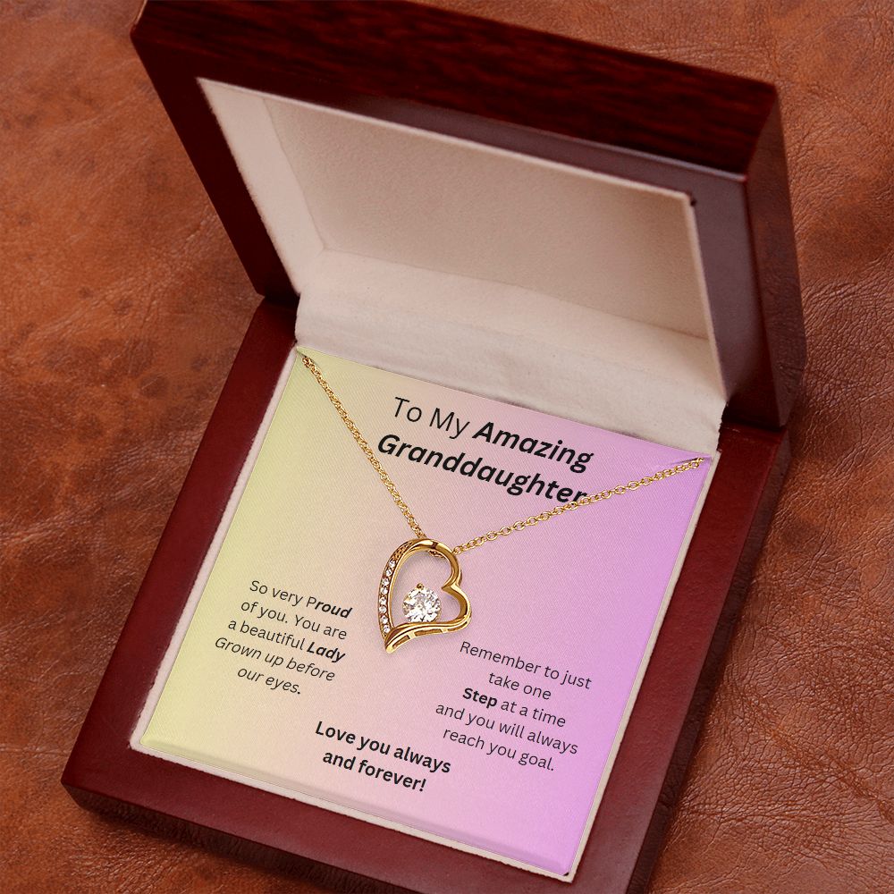 Forever Necklace for Your Special Granddaughter