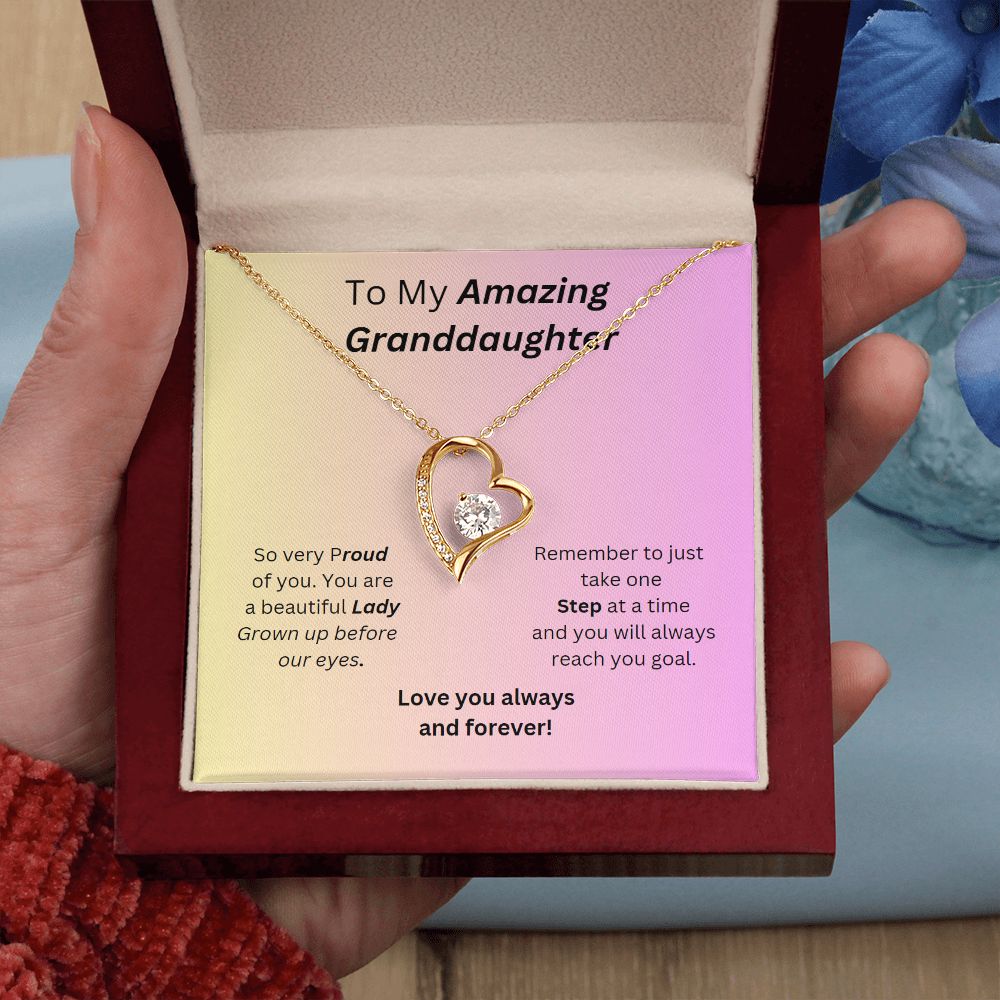 Forever Necklace for Your Special Granddaughter