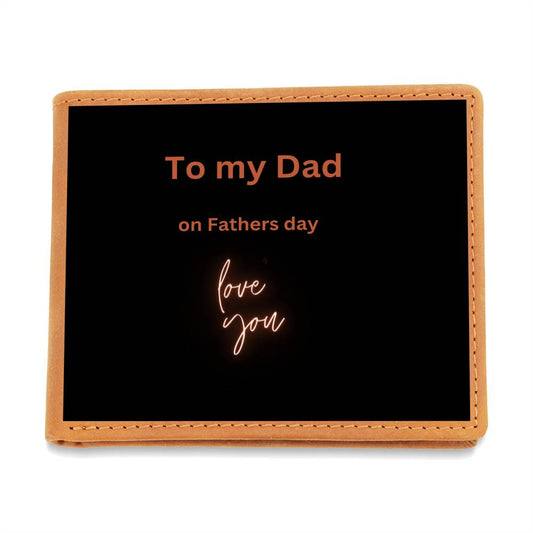 To my Dad wallet  on sale now for more than half off