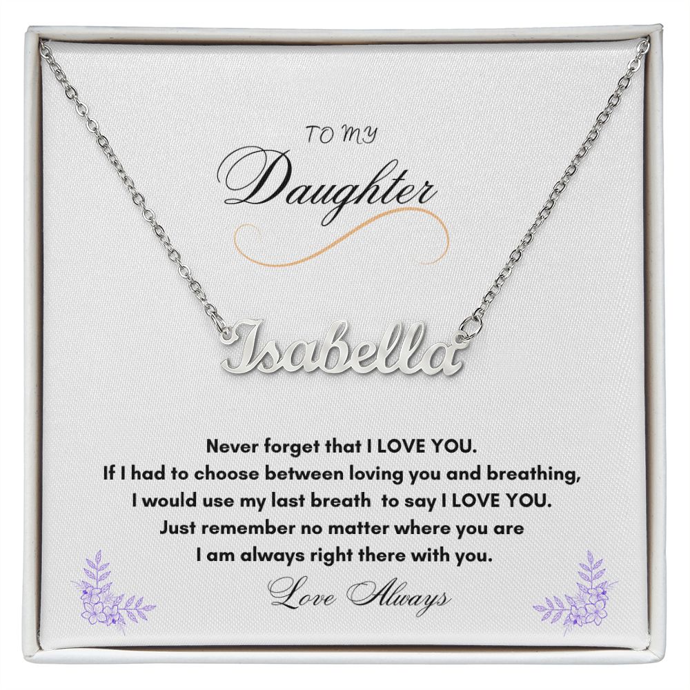 Custom Name Necklace  On sale now! 50 % off