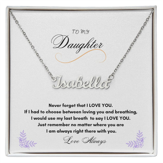 Custom Name Necklace  On sale now! 50 % off