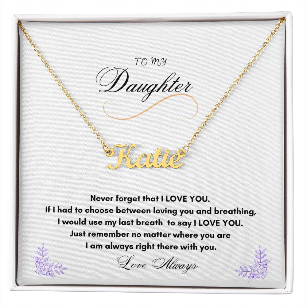 Custom Name Necklace  On sale now! 50 % off