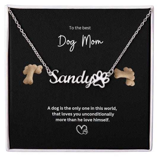 Dog Mom Necklace    For a limited time 50 % off