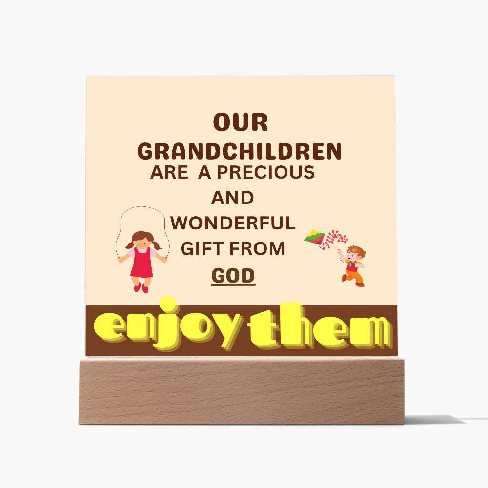 Acrylic Plaque for Grandparents  On sale now  for 50% off while supplies last!