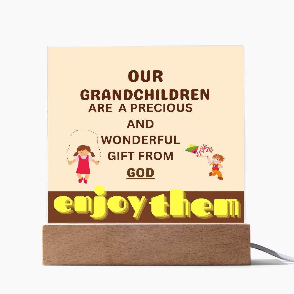 Acrylic Plaque for Grandparents  On sale now  for 50% off while supplies last!