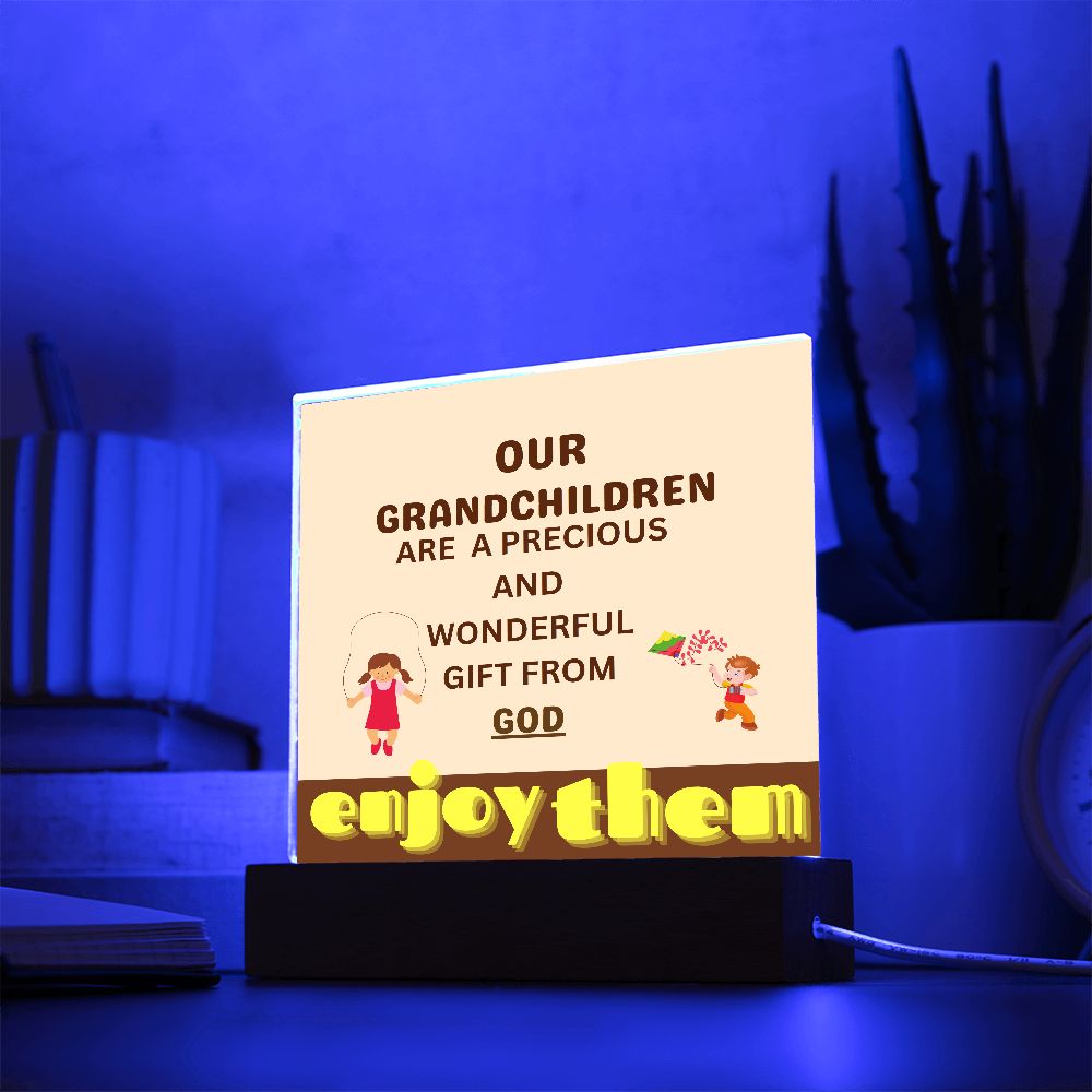 Acrylic Plaque for Grandparents  On sale now  for 50% off while supplies last!