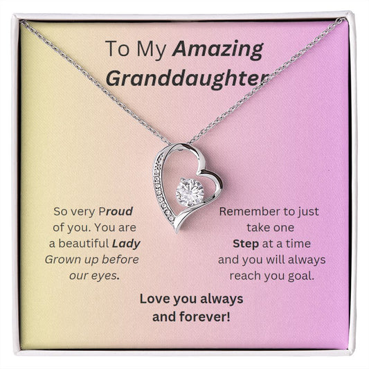 Forever Necklace for Your Special Granddaughter