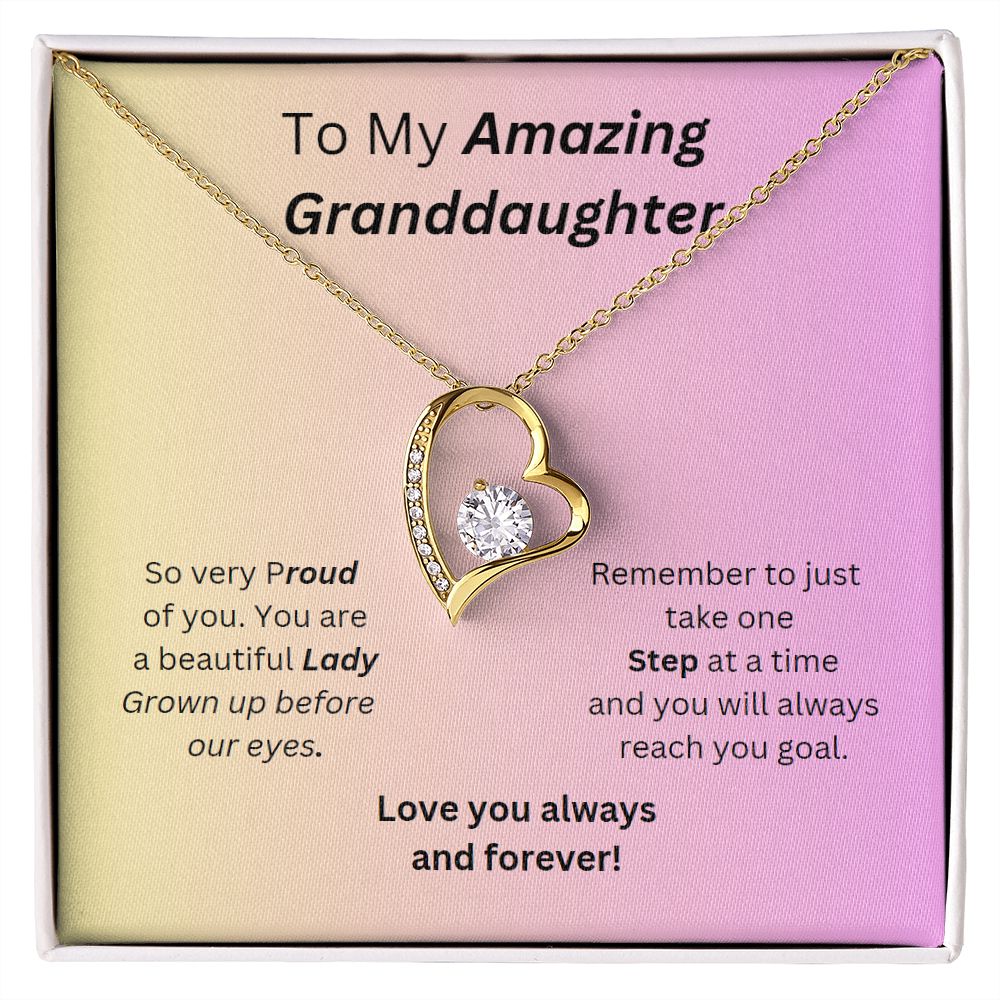 Forever Necklace for Your Special Granddaughter