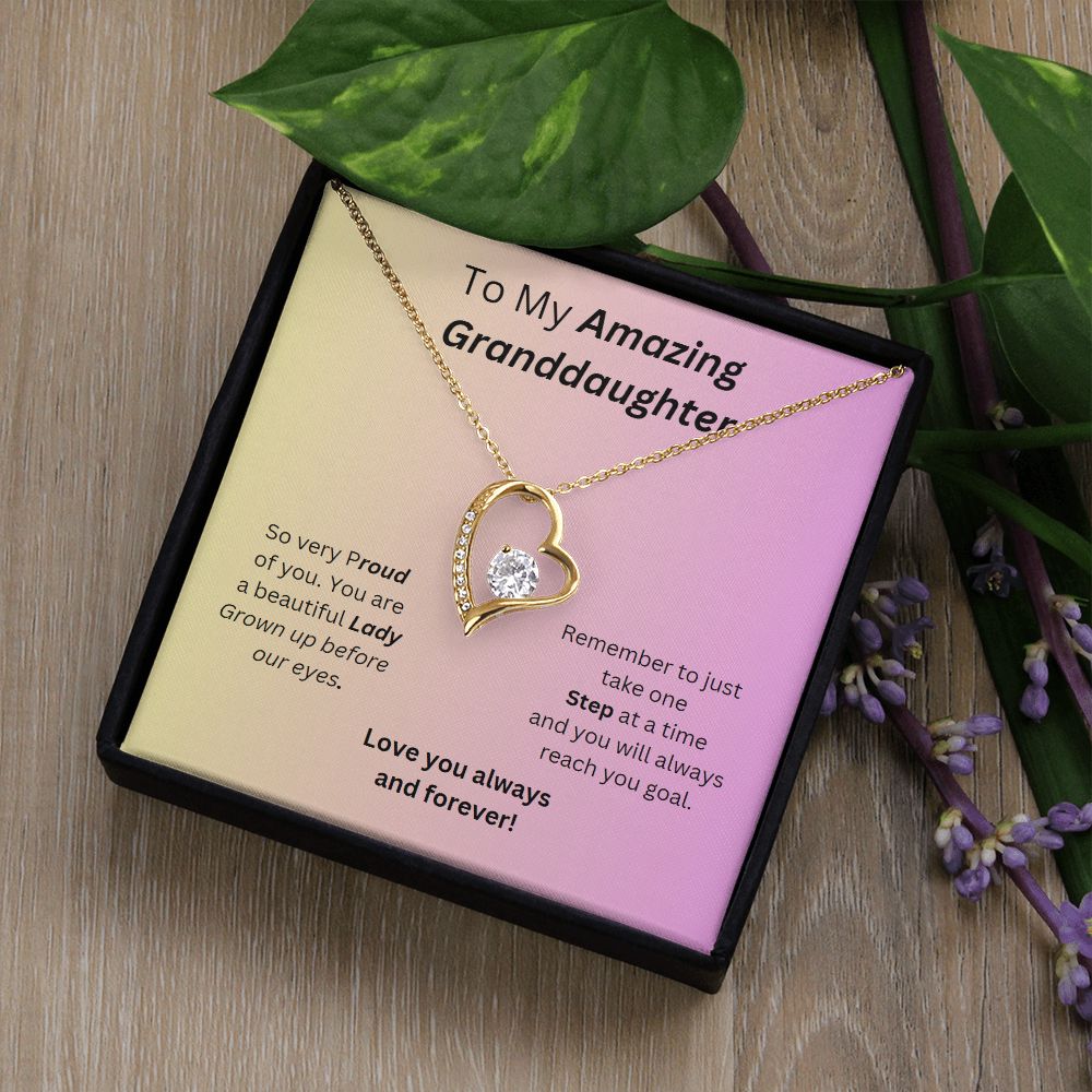 Forever Necklace for Your Special Granddaughter