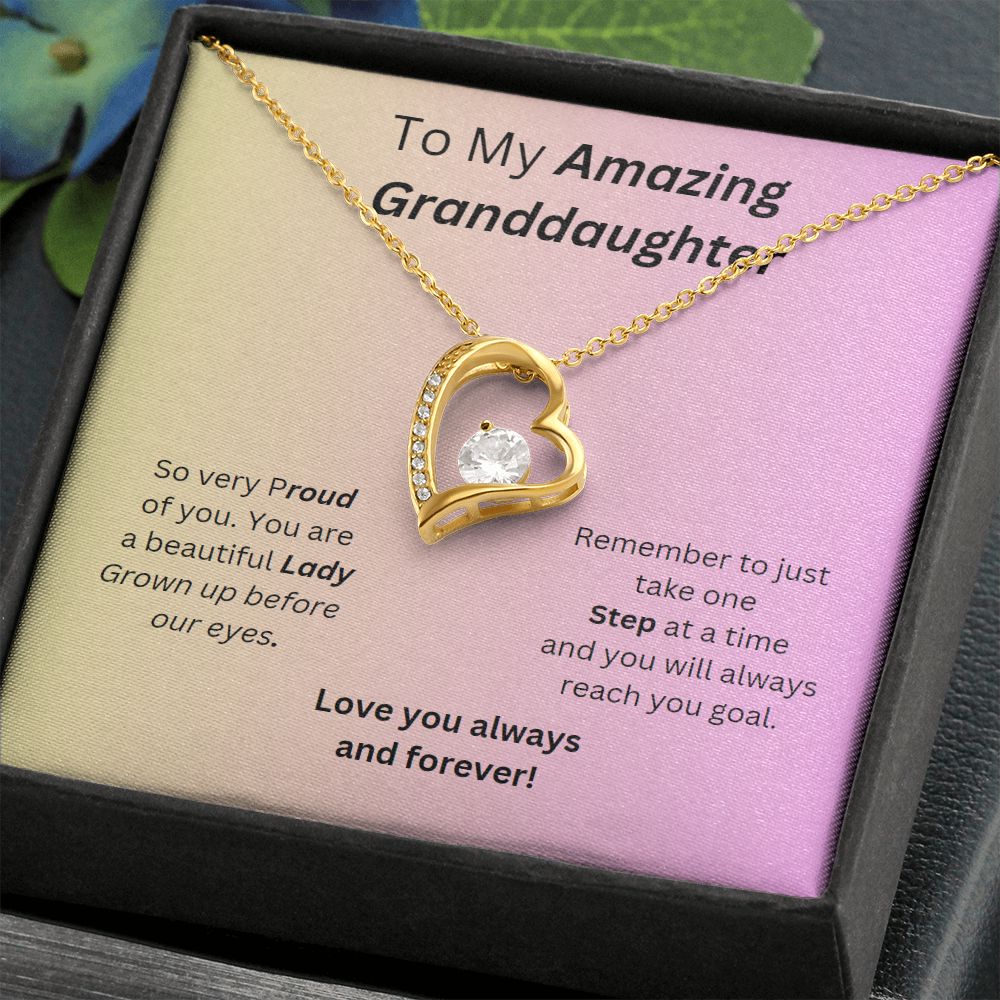 Forever Necklace for Your Special Granddaughter