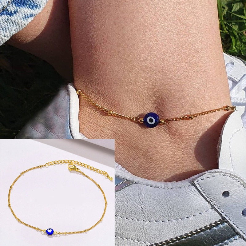 Snake Chain Anklet for Women Girls Adjustable Summer Beach Chain Anklet Bracelet Mother&#39;s Day Gifts Stainless Steel Not Allergic